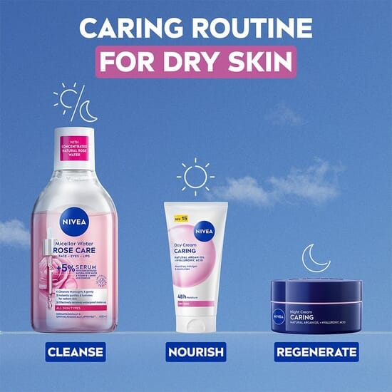 NIVEA Dagkräm Caring Day Cream SPF15 50 ml