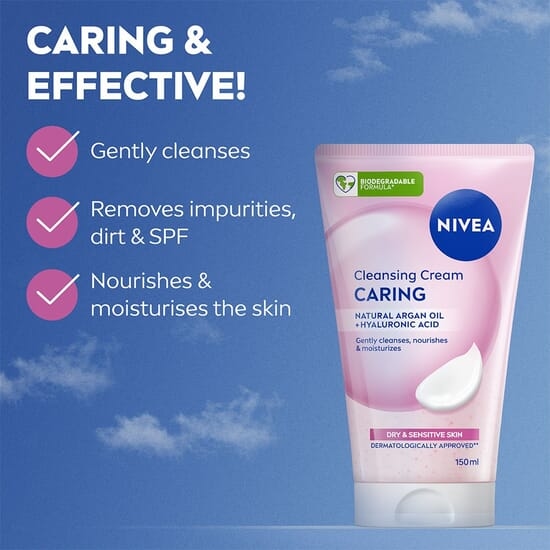 NIVEA Caring Cleansing Cream 150 ml