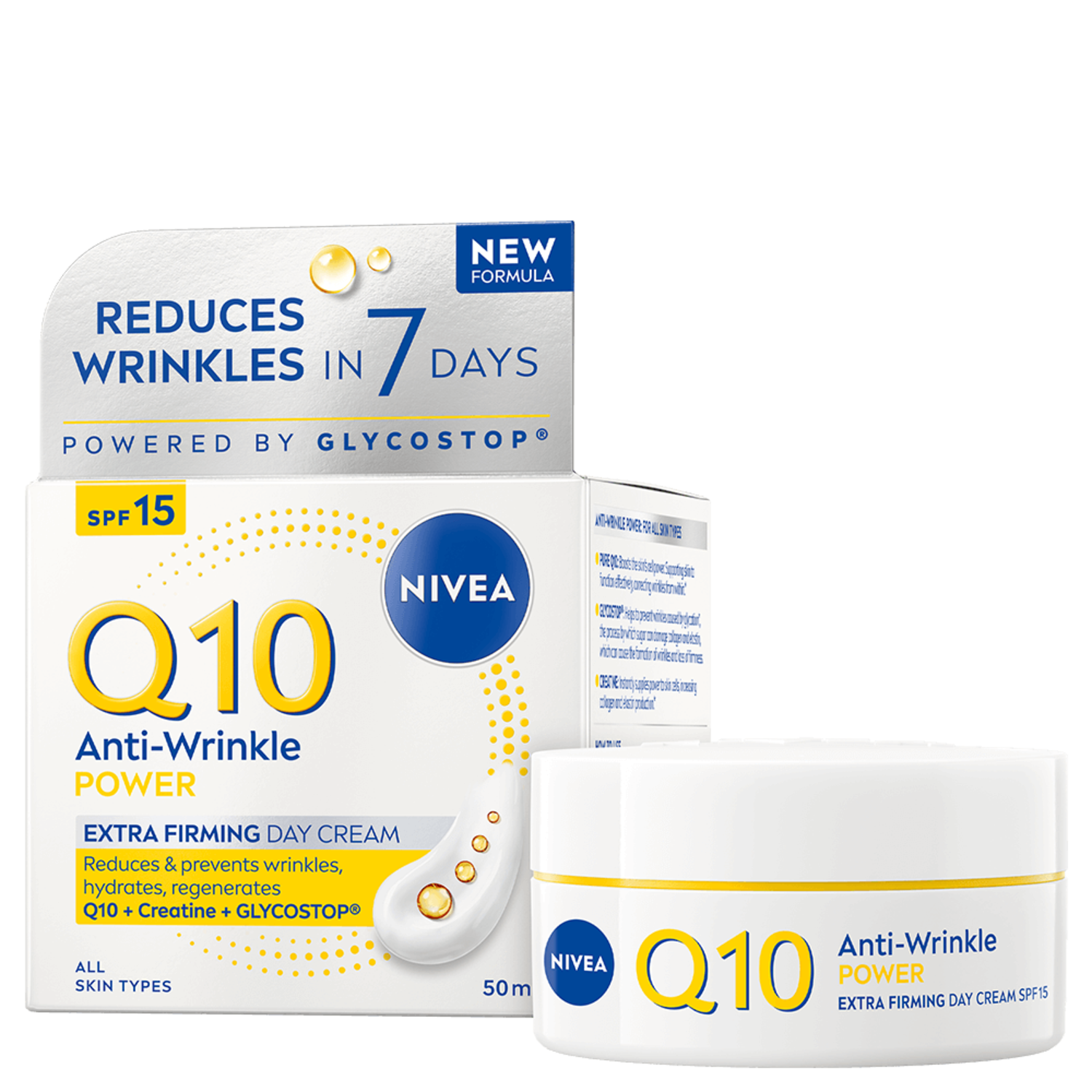 Alternativ bild 1 för NIVEA Q10 Power Firming Day Cream SPF15 50 ml