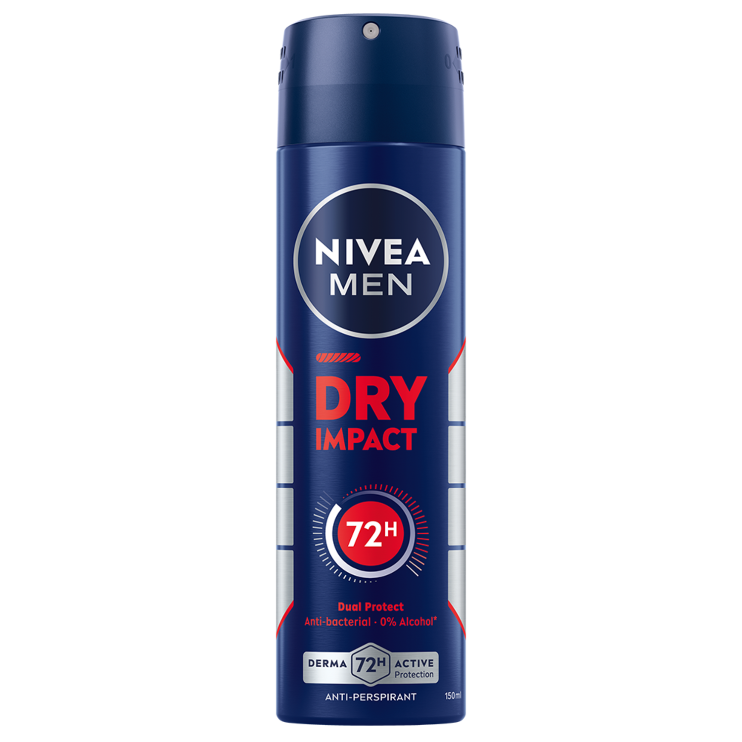 Alternativ bild 1 för NIVEA Dry Impact Spray Deospray - 150 ml