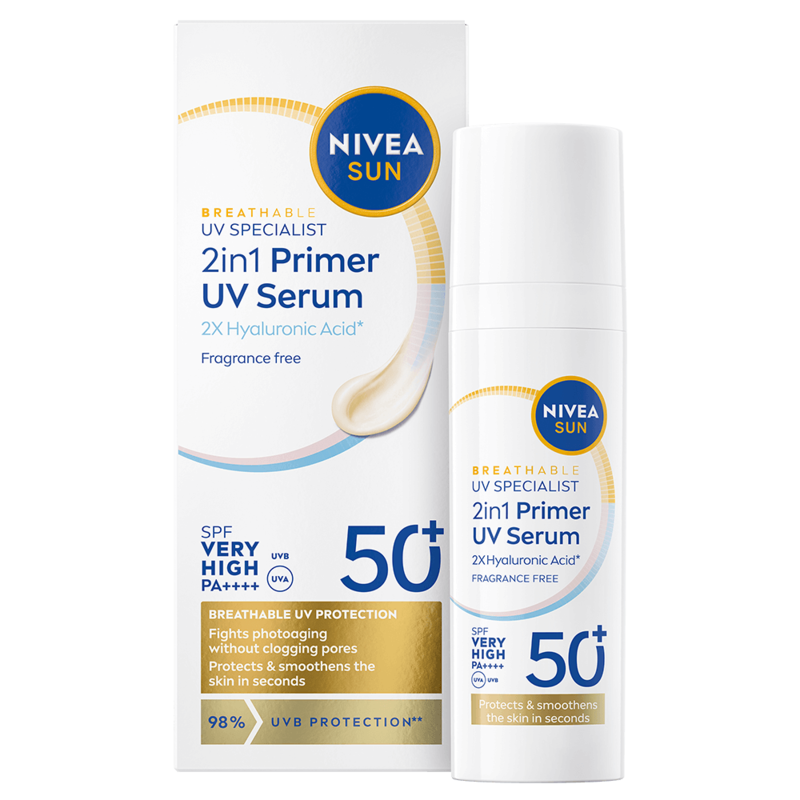 NIVEA SUN UV Face Specialist 2in1 Primer Daily UV Serum SPF50+ 30 ml