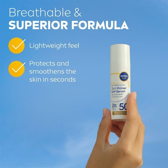 NIVEA SUN UV Face Specialist 2in1 Primer Daily UV Serum SPF50+ 30 ml