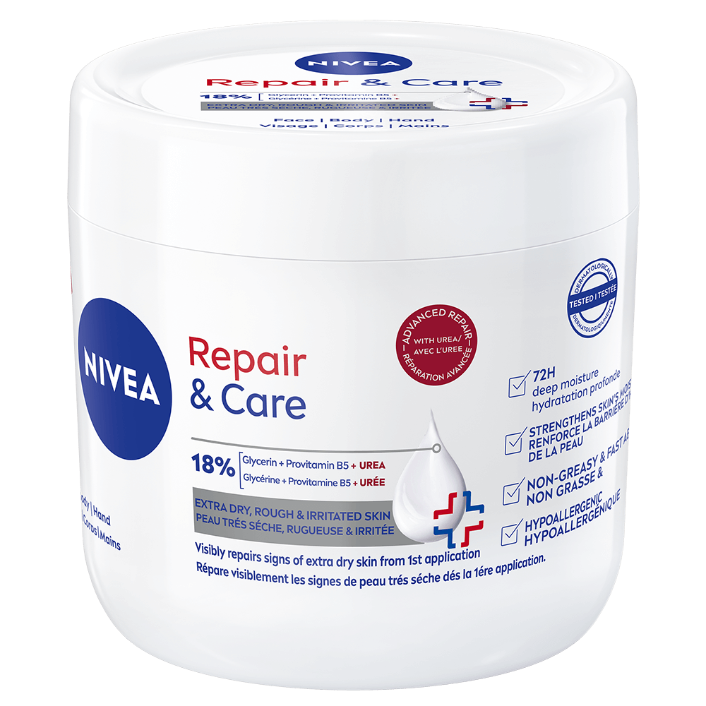 NIVEA Hudkräm Repair & Care Body Cream +Urea 400 ml