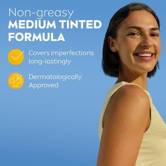 NIVEA SUN UV Face Specialist Ultra Light Daily Fluid Medium Tinted SPF50+ 40 ml