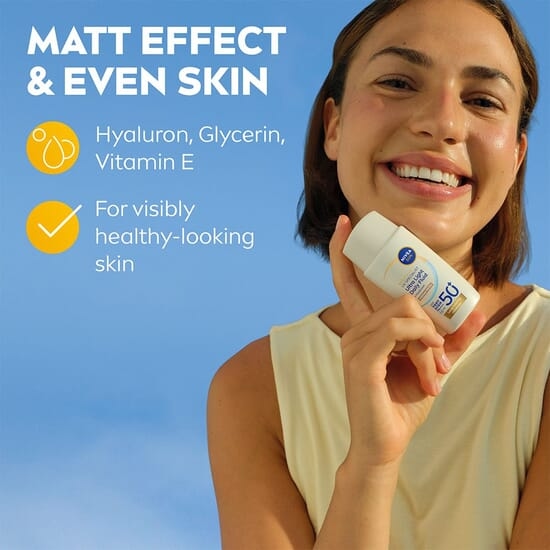 NIVEA SUN UV Face Specialist Ultra Light Daily Fluid Medium Tinted SPF50+ 40 ml