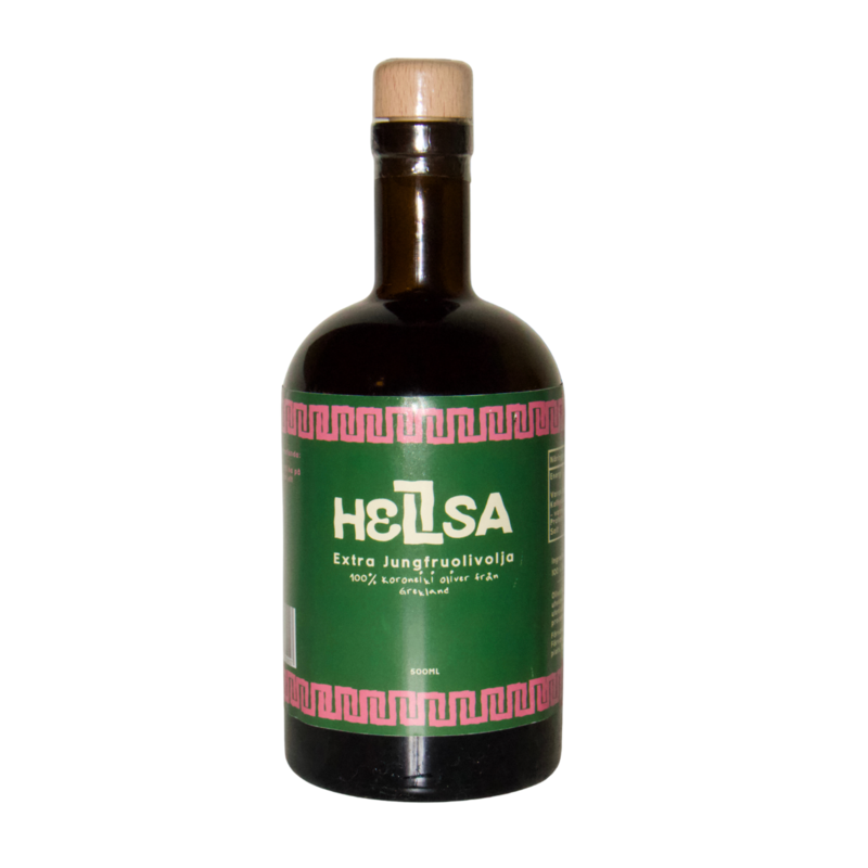 HELLSA Extra Jungfruolivolja Glasflaska 500 ml