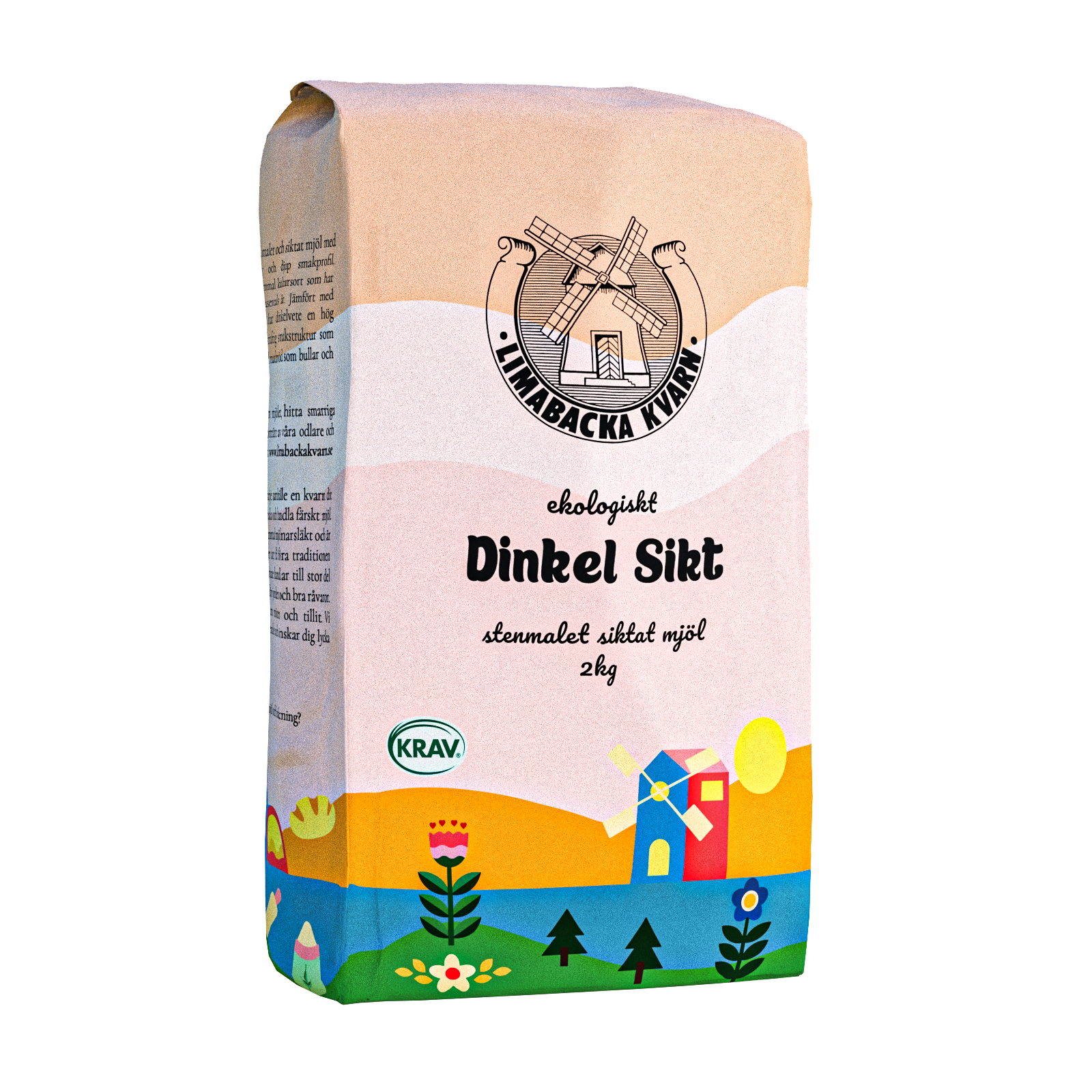 Limabacka Kvarn Dinkelmjöl Siktat 2 kg
