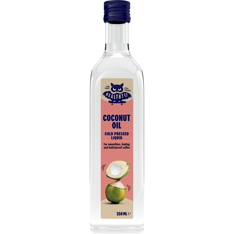 HealthyCo Liquid Coconut Oil Coldpressed 250 ml