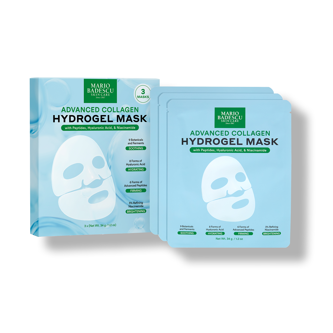 Mario Badescu Advanced Collagen Hydrogel Sheet Mask 3 st
