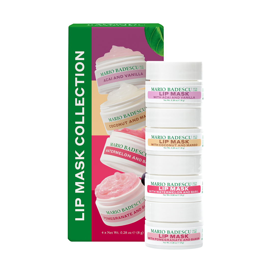 Mario Badescu Lip Mask Collection 4 x 8 ml