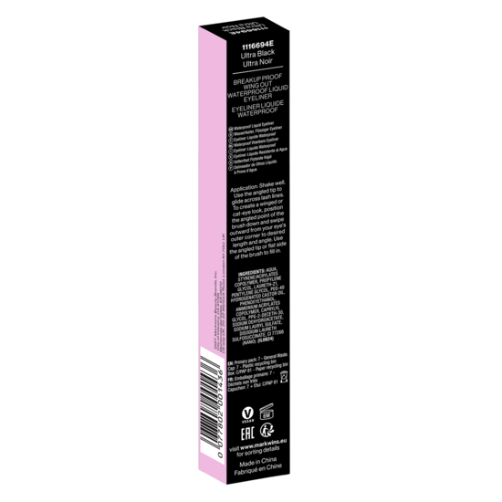 Wet n Wild Breakup Wing Out Water Eyelin Ultra Black 0,9 g