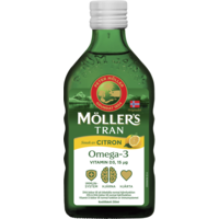 Möllers Tran Omega-3 +D3 Citron 250 ml