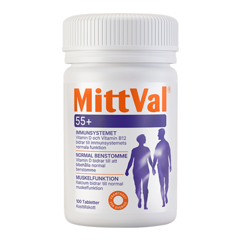 MittVal 55+ 100 tabletter