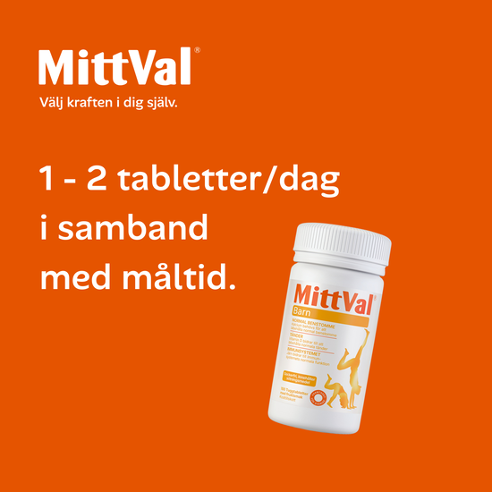MittVal Barn 100 tuggtabletter