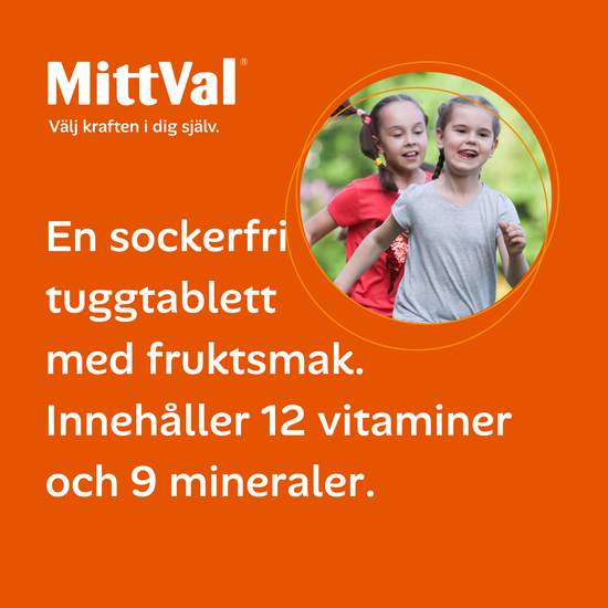 MittVal Barn 100 tuggtabletter