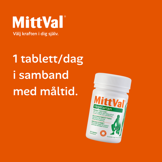 MittVal Vegetarian 100 tabletter