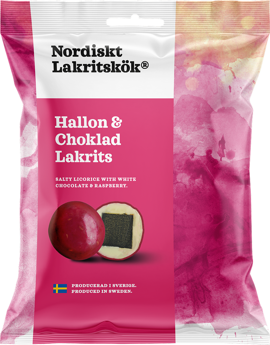 Nordiskt Lakritskök Hallon & Choklad Lakrits 100 g