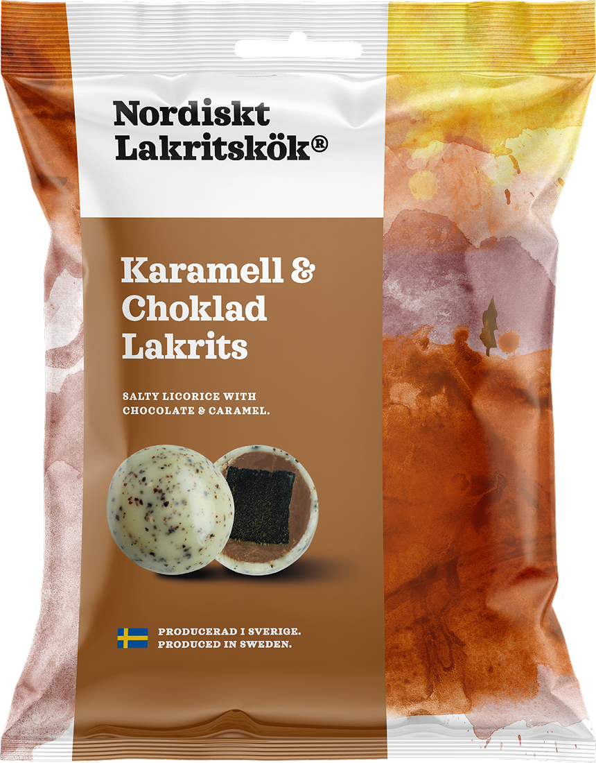 Nordiskt Lakritskök Karamell & Choklad Lakrits 100 g