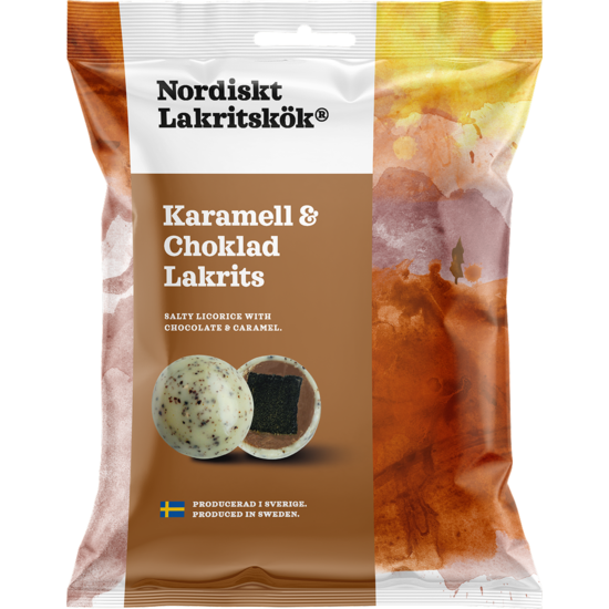 Nordiskt Lakritskök Karamell & Choklad Lakrits 100 g