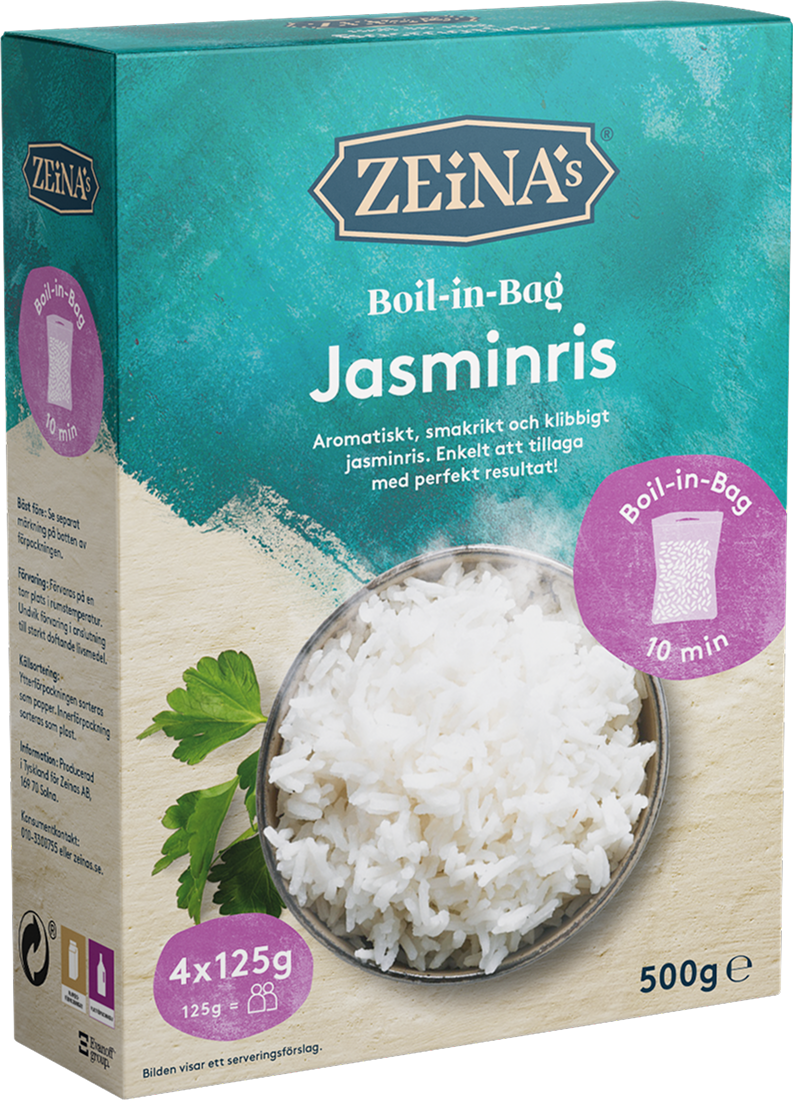 Zeinas BoiI-in-Bag Jasmin 4 x 125 g