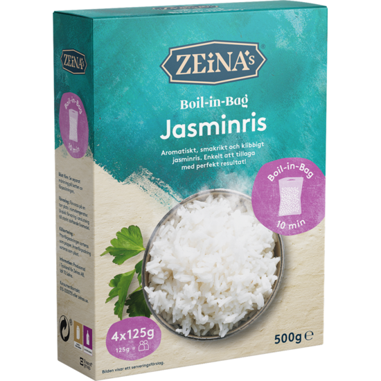 Zeinas BoiI-in-Bag Jasmin 4 x 125 g