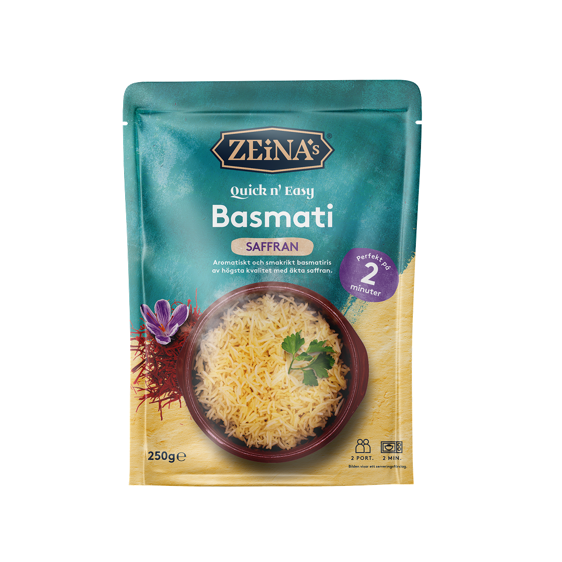 Zeinas Basmati Saffran Quick n' Easy 250 g