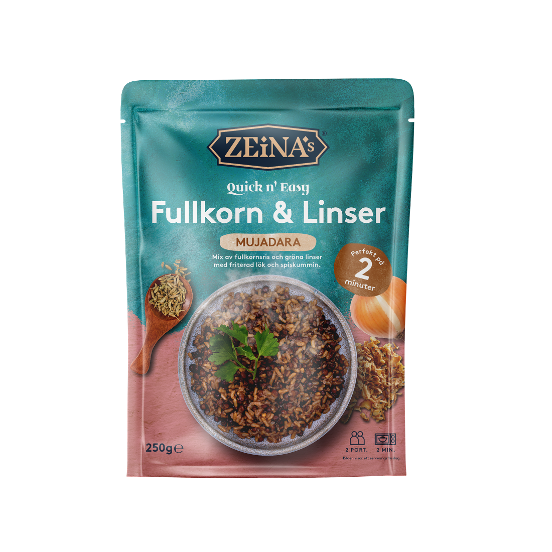 Zeinas Fullkorn & Linser Quick n' Easy 250 g