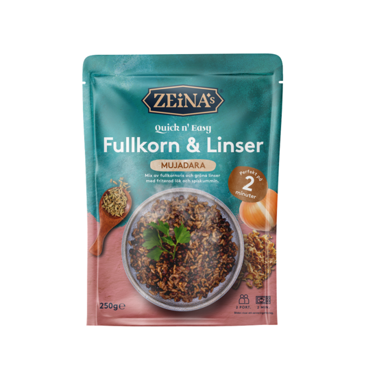 Zeinas Fullkorn & Linser Quick n' Easy 250 g