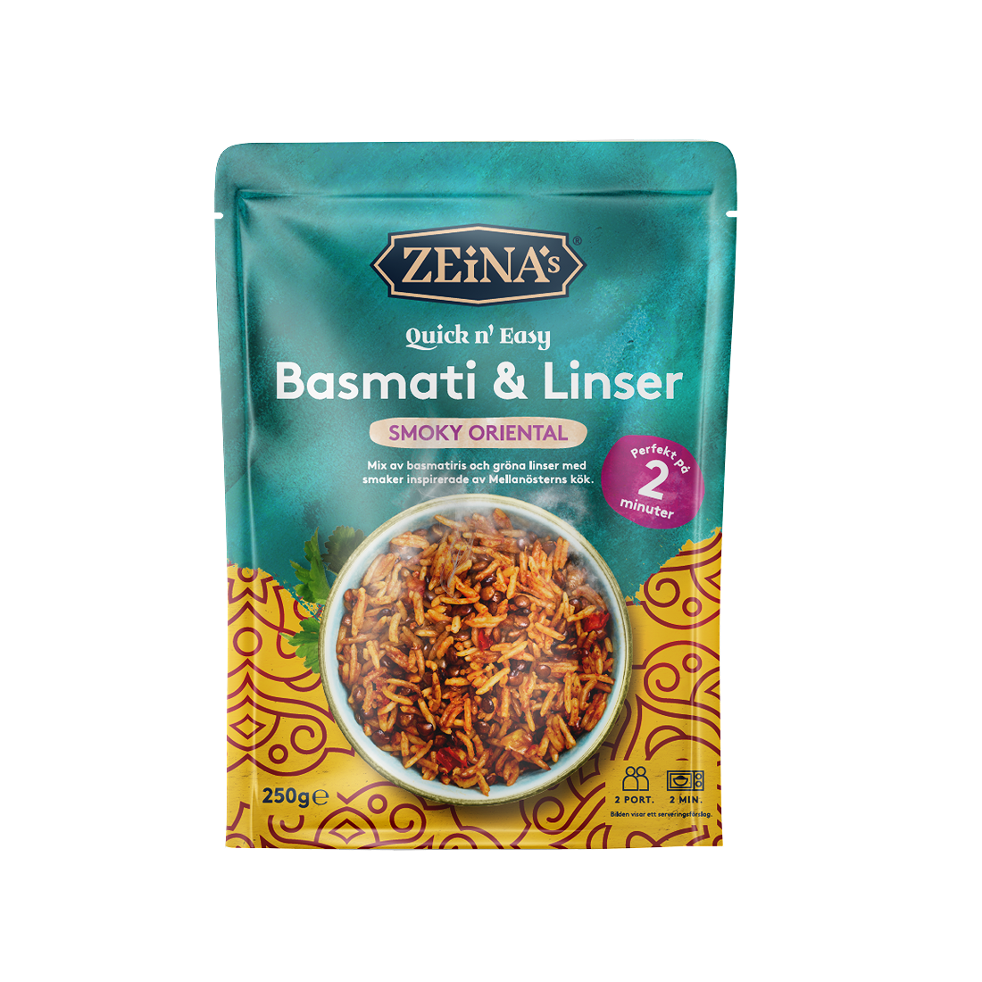 Zeinas Basmati & Linser Smoky Oriental Quick n' Easy 250 g