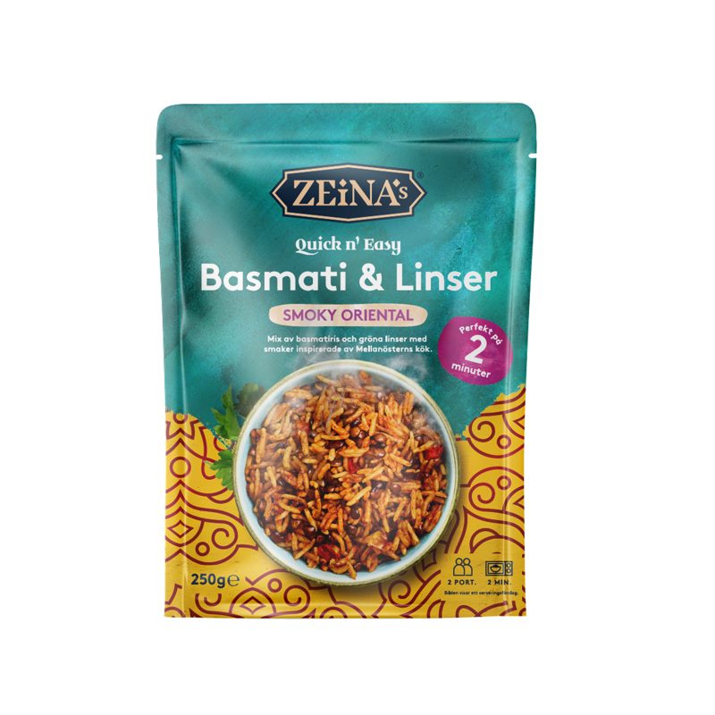 Zeinas Basmati & Linser Smoky Oriental Quick n' Easy 250 g