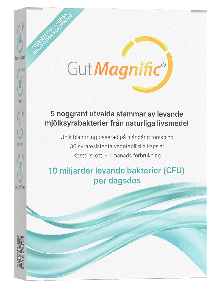 GutMagnific Mjölksyrebakterier 30 kapslar