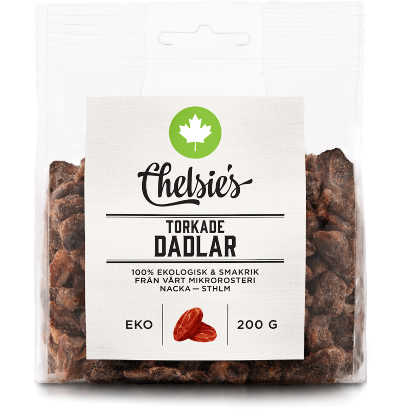 Chelsie's Torkade Dadlar 200 g