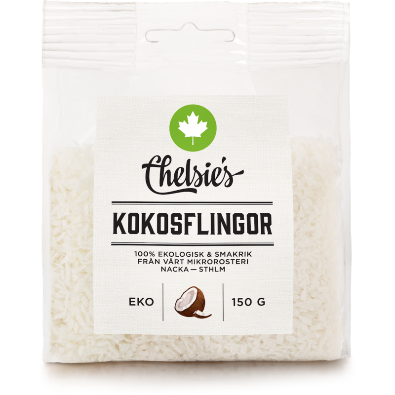 Chelsie's Kokosflingor 150 g