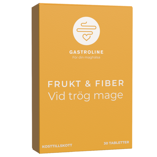 Gastroline Frukt & Fiber 30 tabletter