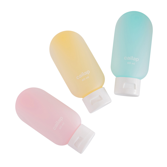 Cailap Reseförpackning Mjuk Flaska 60 ml 3 st