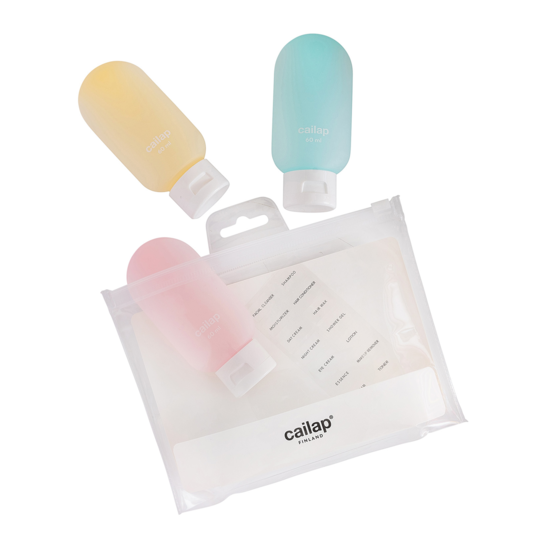 Cailap Reseförpackning Mjuk Flaska 60 ml 3 st