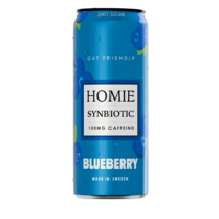 Homie Wake Up Synbiotic Blueberry 330 ml