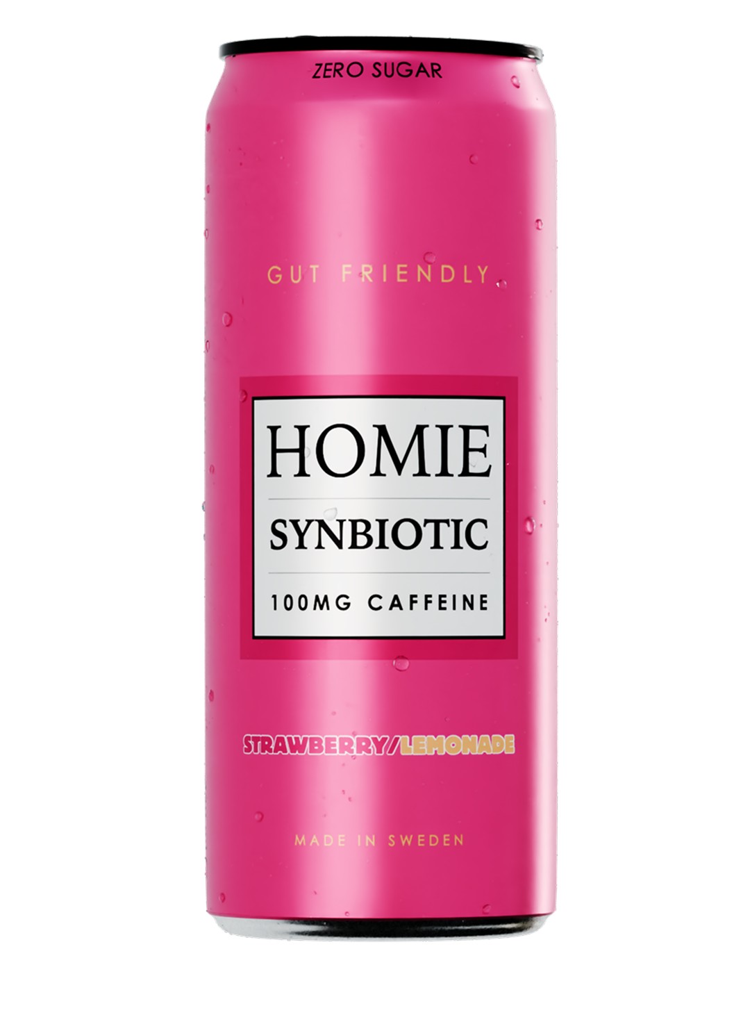 Homie Wake up Synbiotic Strawberry Lemonade 330 ml
