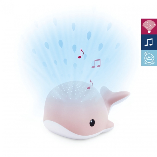 Zazu Projector Wally the Whale Pink