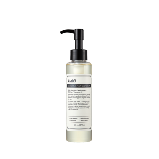 Klairs Gentle Black Fresh Cleansing Oil 150 ml