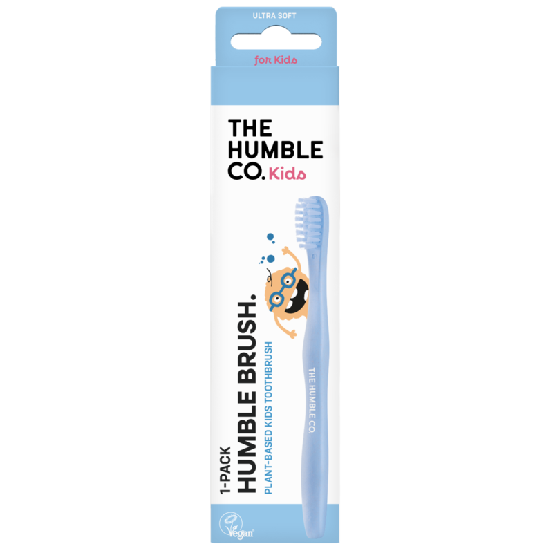 The Humble Co. Humble Kids Plant-based Toothbrush Extra Soft Blå