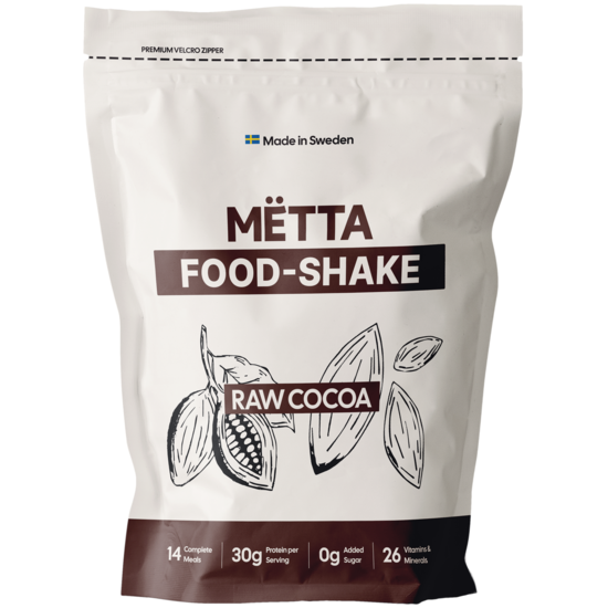 MËTTA Food Shake Raw Cocoa 1400 g