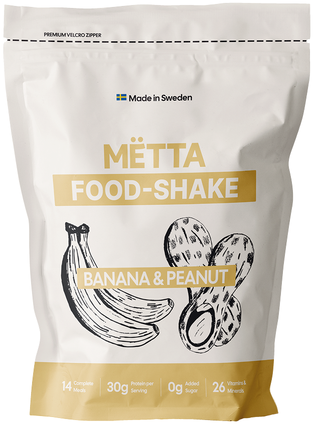 MËTTA Food Shake Banana & Peanut 1400 g