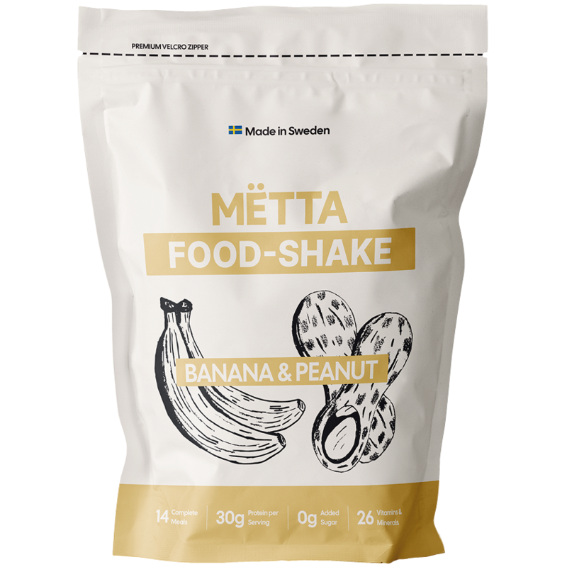 MËTTA Food Shake Banana & Peanut 1400 g