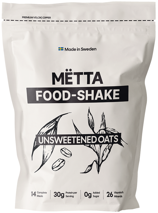 MËTTA Food Shake Unsweetened Oats 1400 g