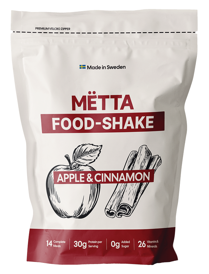 MËTTA Food Shake Apple & Cinnamon 1400 g