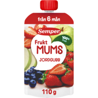 Semper Fruktmums Jordgubb 110 g