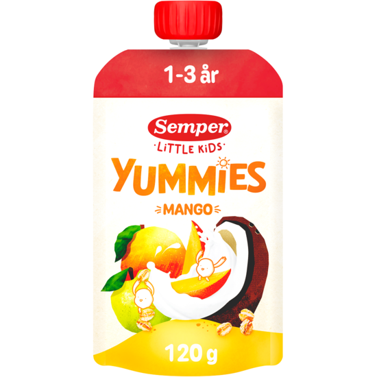 Semper Yummies Mango 1-3 år 120 g