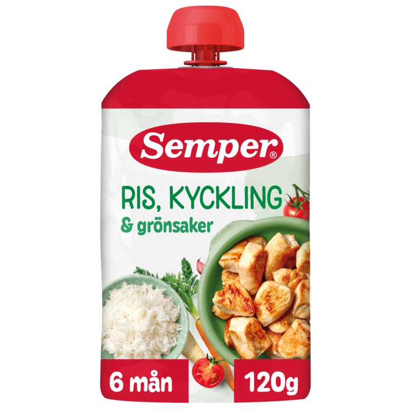 Semper Ris & Kyckling 120 g