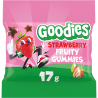 Goodies Fruktgummies Jordgubb 17 g